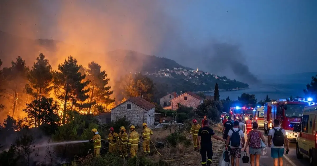 Feueralarm in Europa