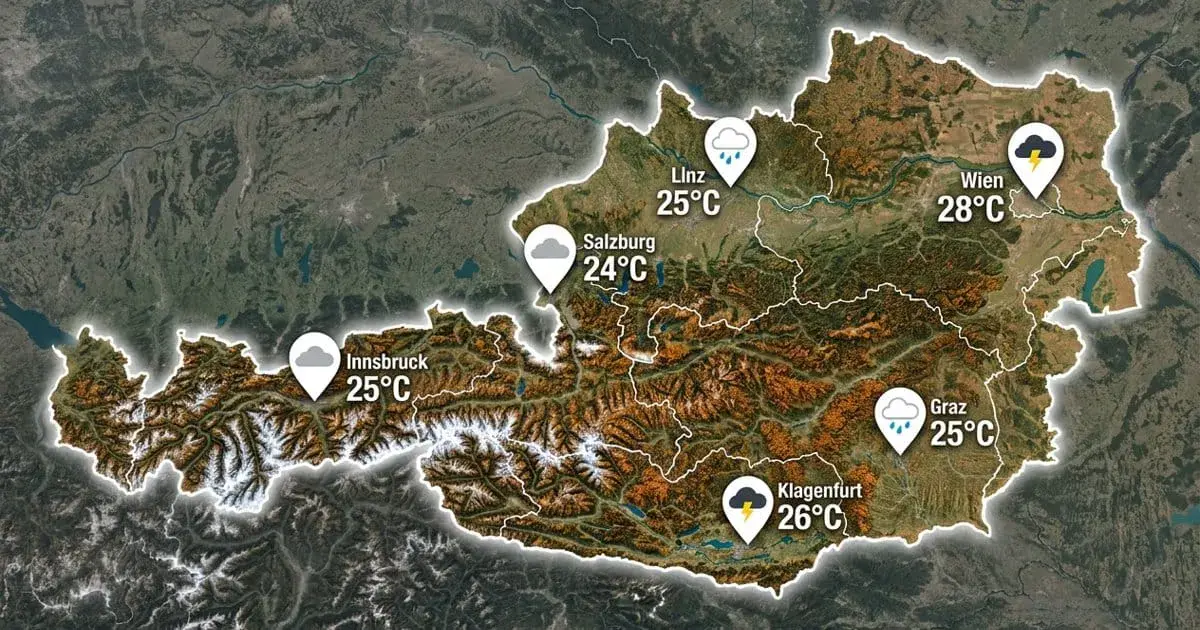 Österreich: Gewitter im Osten