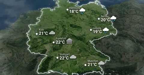 Deutschland: kühl und oft grau
