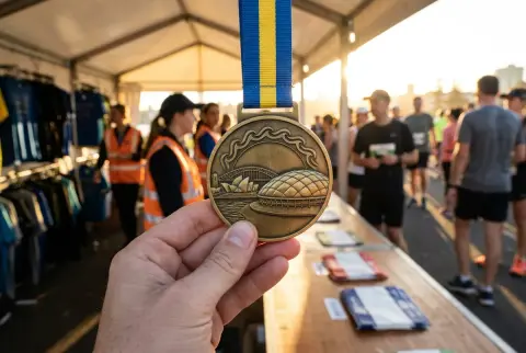 Sydney-Medaille mit Bayern-Panne