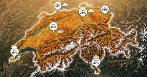 Schweiz: Sonne, Wolken, Schauer