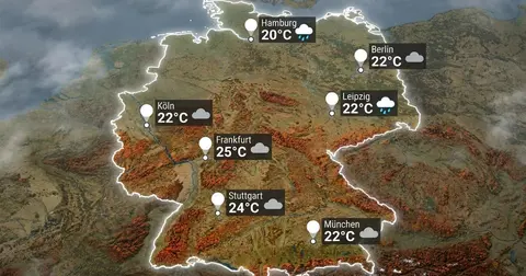 Deutschland: meist bedeckt