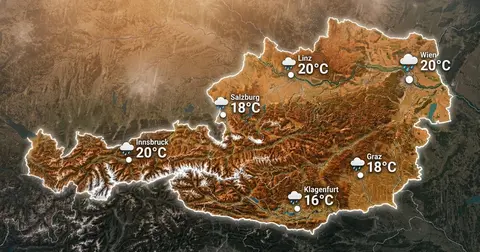 Österreich: Regen am Donnerstag