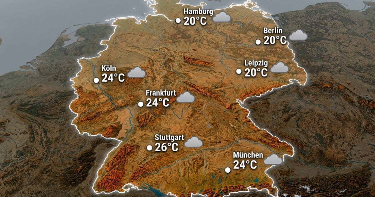 Deutschland: Viel Grau, mild