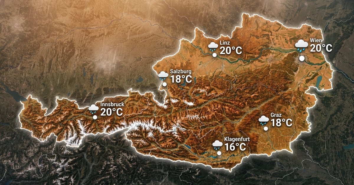 Österreich: Regen am Donnerstag