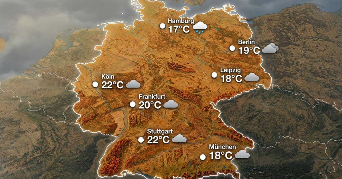 Deutschland: meist dicht bewölkt