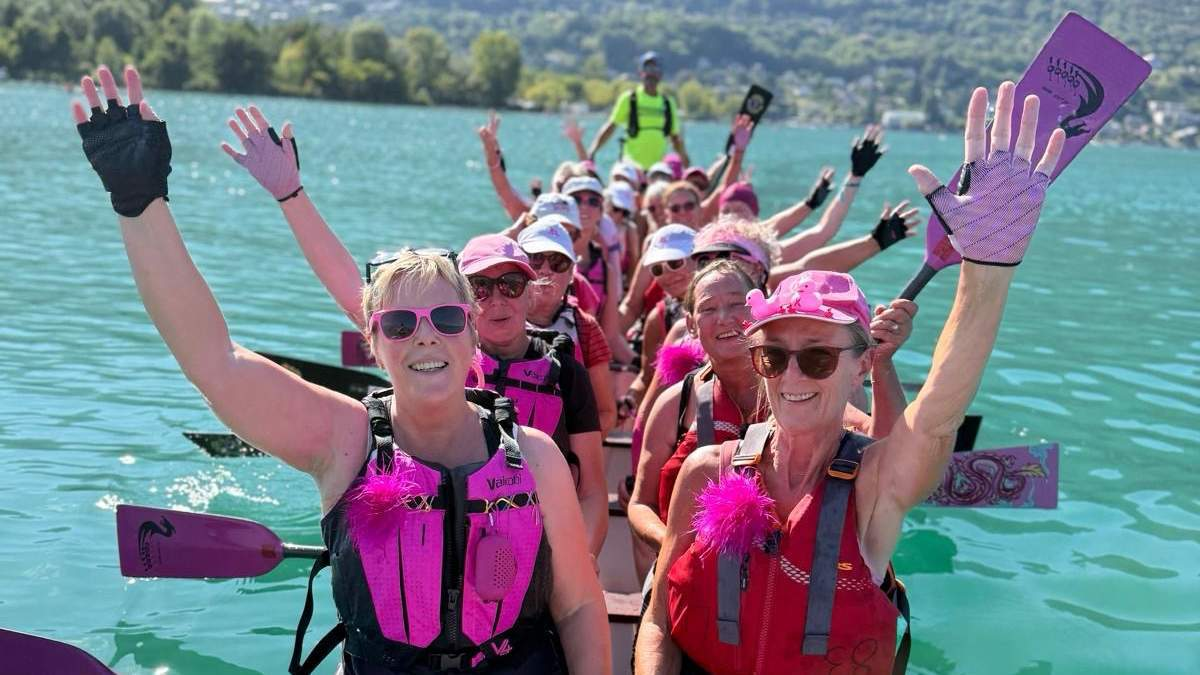 Pinke Deerns mitten im Mega-Rennen
