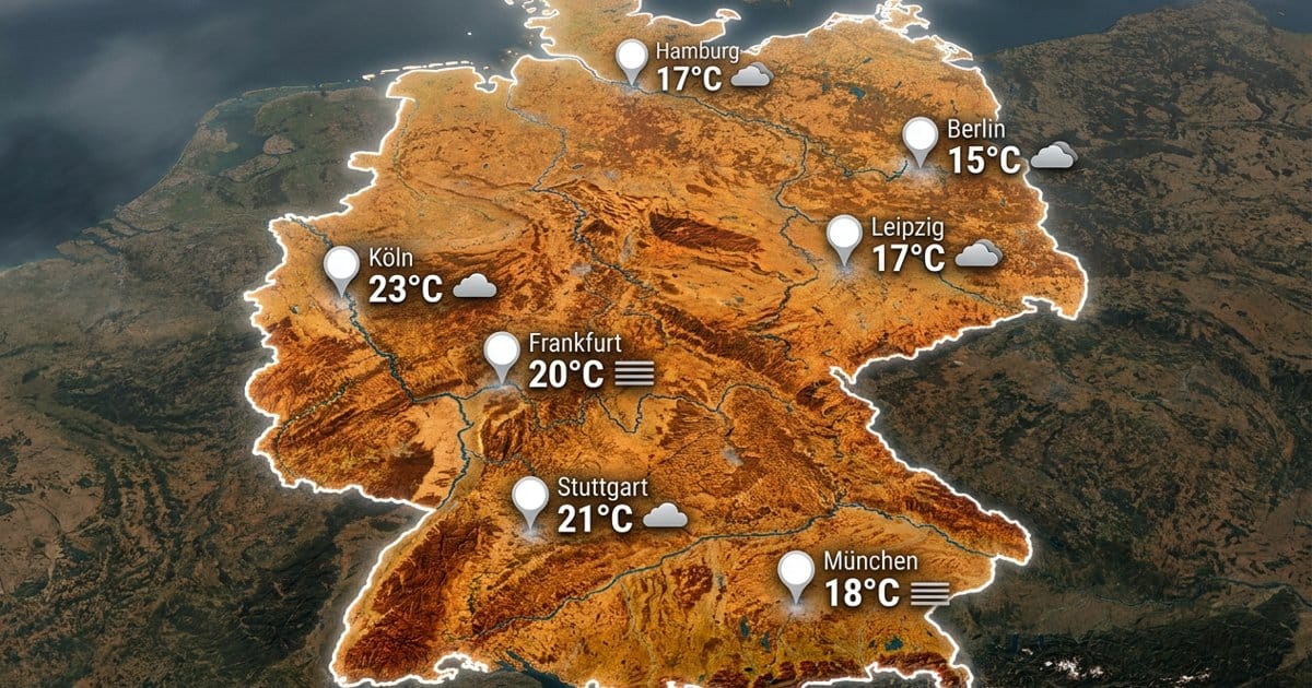 Deutschland: Ruhiger Herbsttag