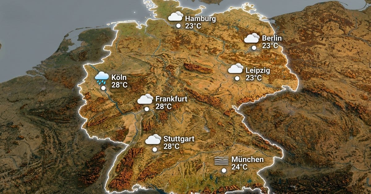 Deutschland: mild und oft grau