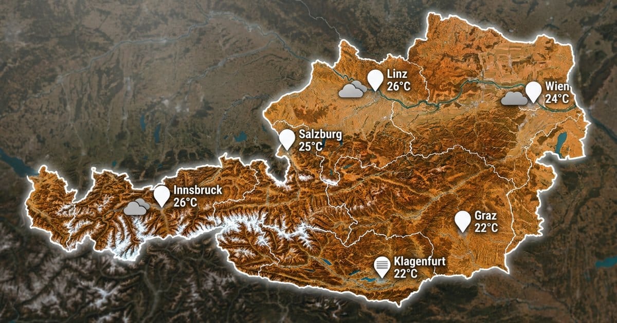 Österreich: Viel Grau, meist trocken